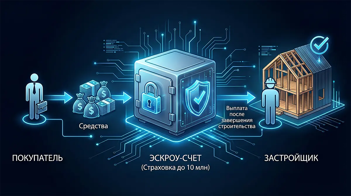 Что такое эскроу-счет при строительстве дома? — технологические особенности и этапы строительства деревянного дома HOLZBAU