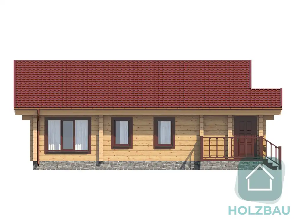 Фасад 2 проекта дома Skala (НВ-120)