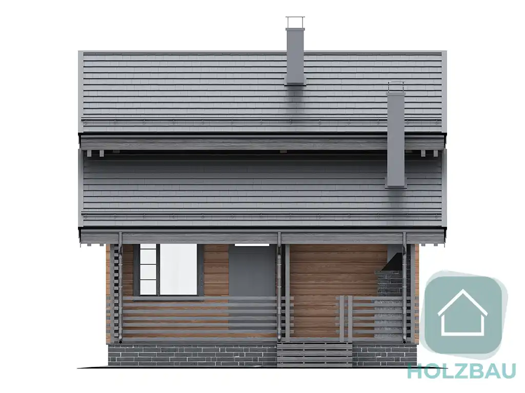 Фасад 2 проекта дома Alto (НВ-123)