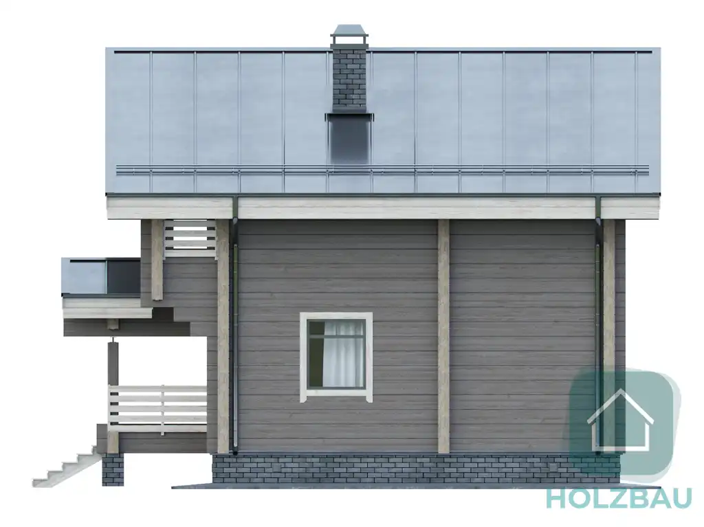 Фасад 1 проекта дома Tilia (НВ-125)