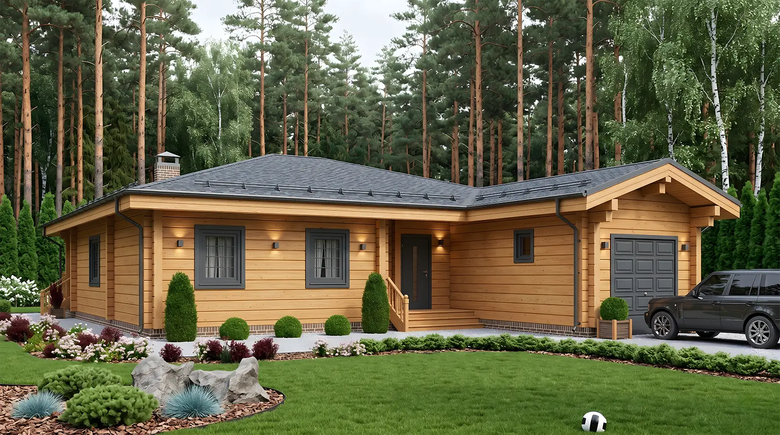 проект дома Fjord 301 м2 вид 1