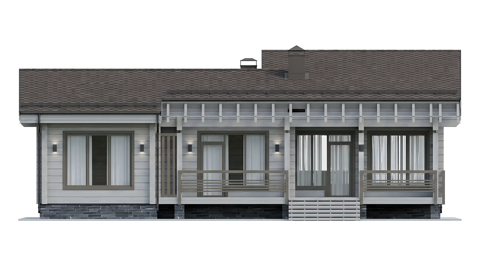 Фасад 1 проекта дома Cedar (НВ-161)