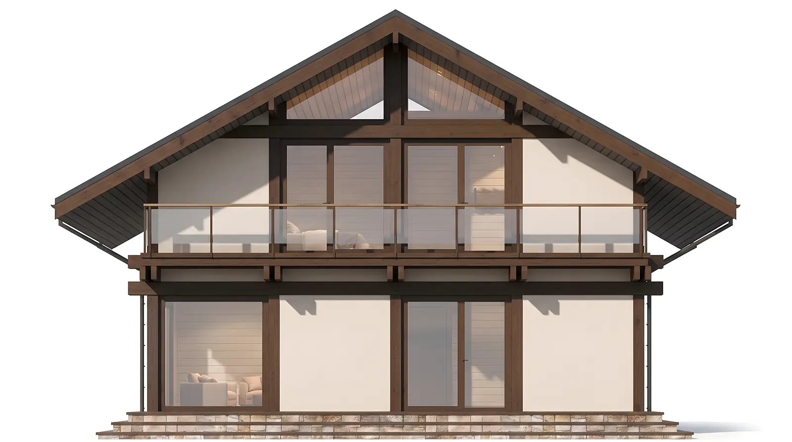 Фасад фахверкового дома Atria, ракурс 1