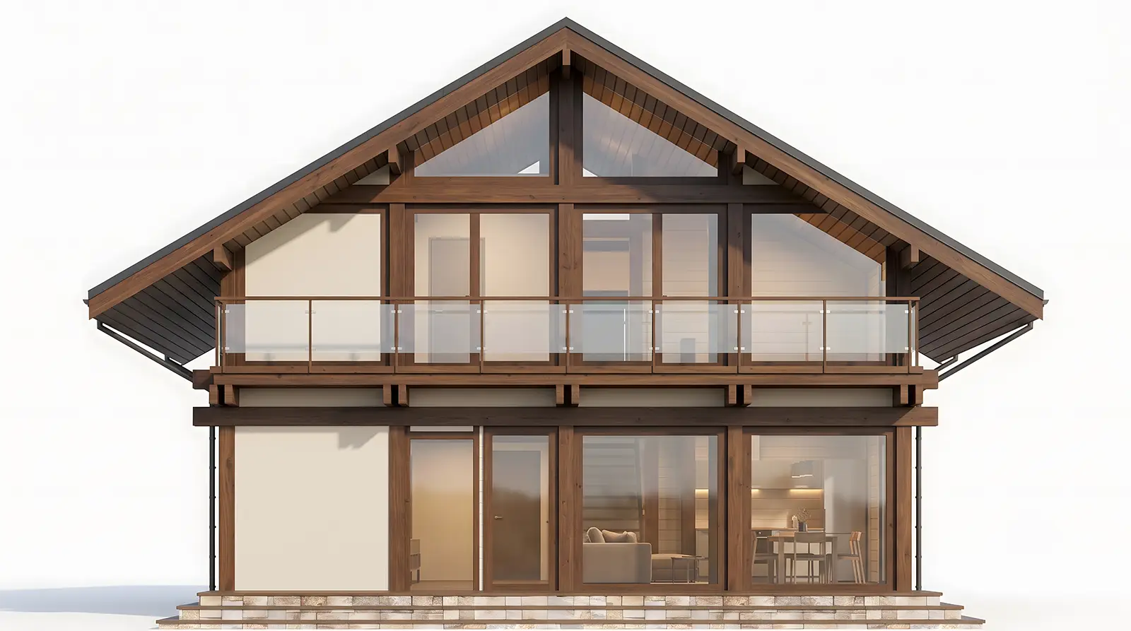 Фасад фахверкового дома Atria, ракурс 3