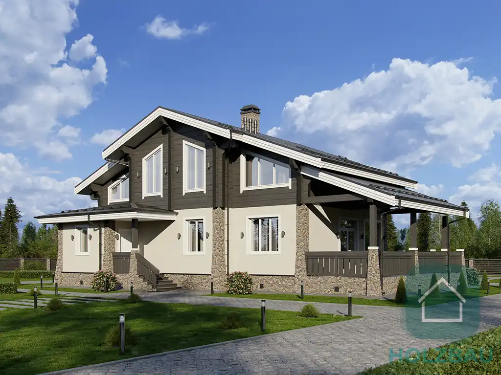 Вид 2 проекта дома Natura (НВ-230)